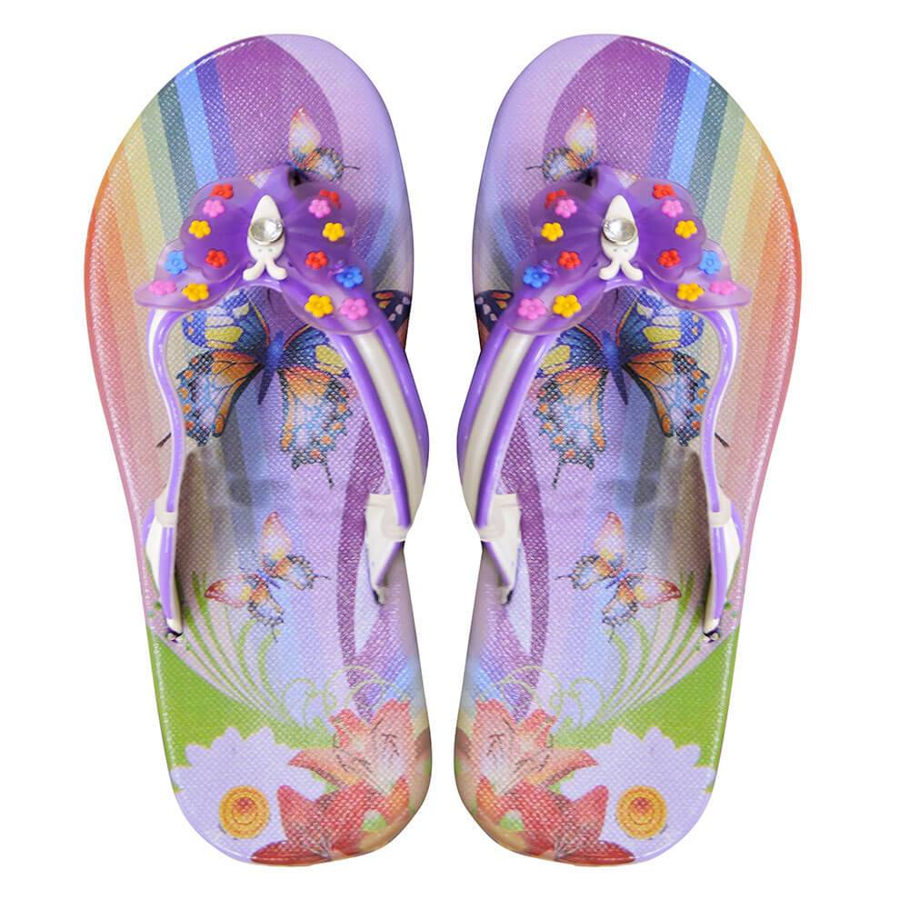 Дитячі в'єтнамки "Butterfly" бузкові