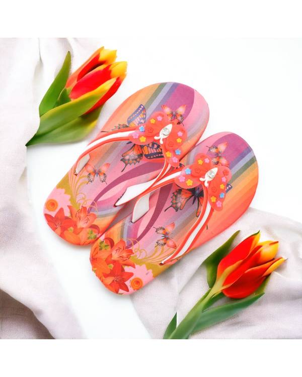 Дитячі в'єтнамки "Butterfly" червоні