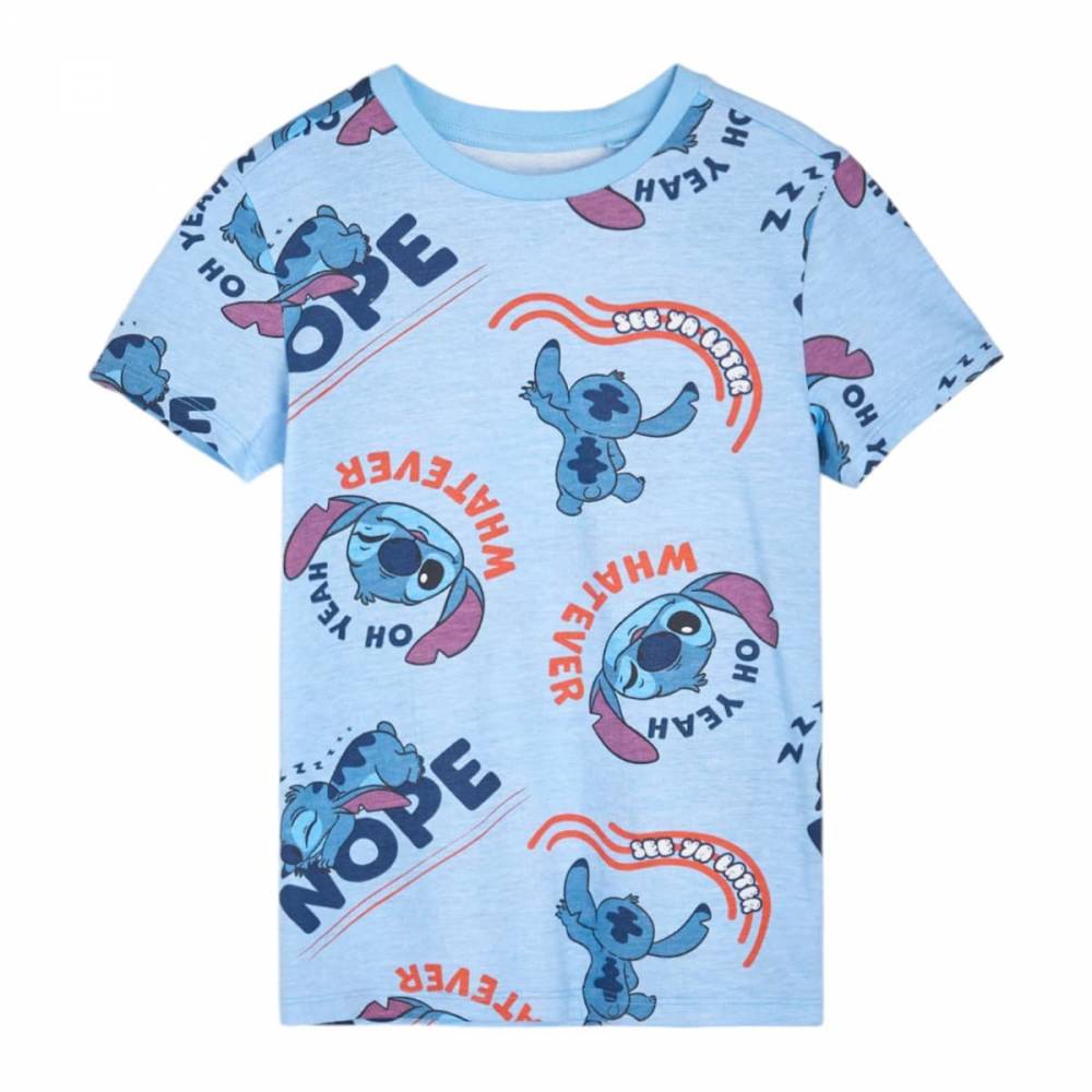 Футболка для хлопчика "Stitch" синя