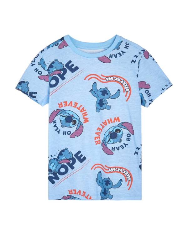 Футболка для хлопчика "Stitch" синя