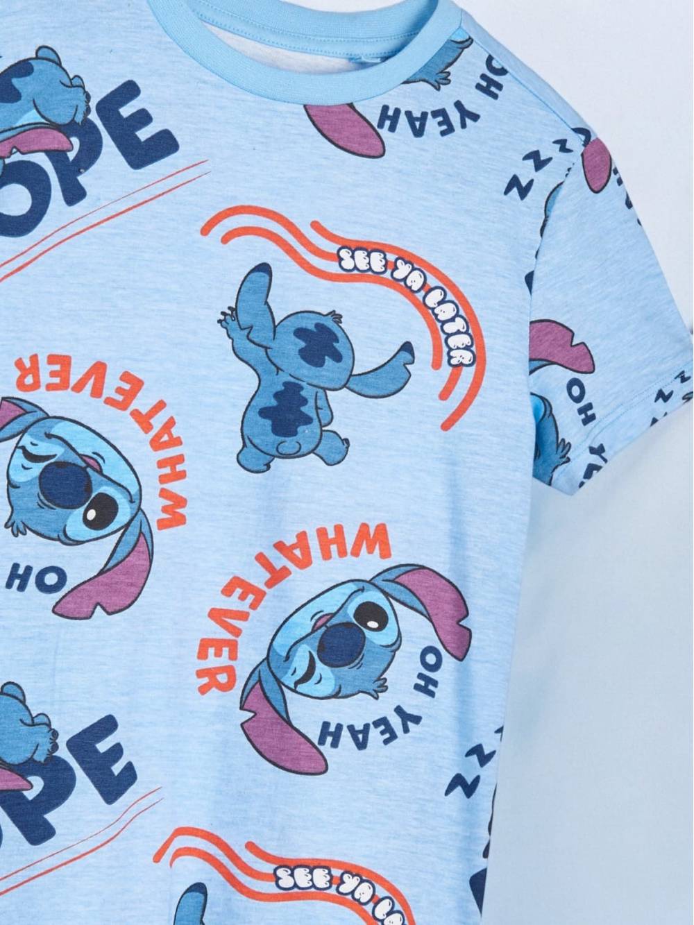 Футболка для хлопчика "Stitch" синя