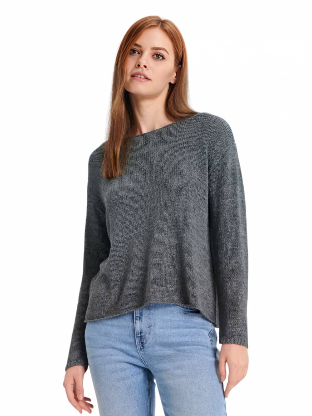 Жіночий джемпер "Quality" темно-сірий