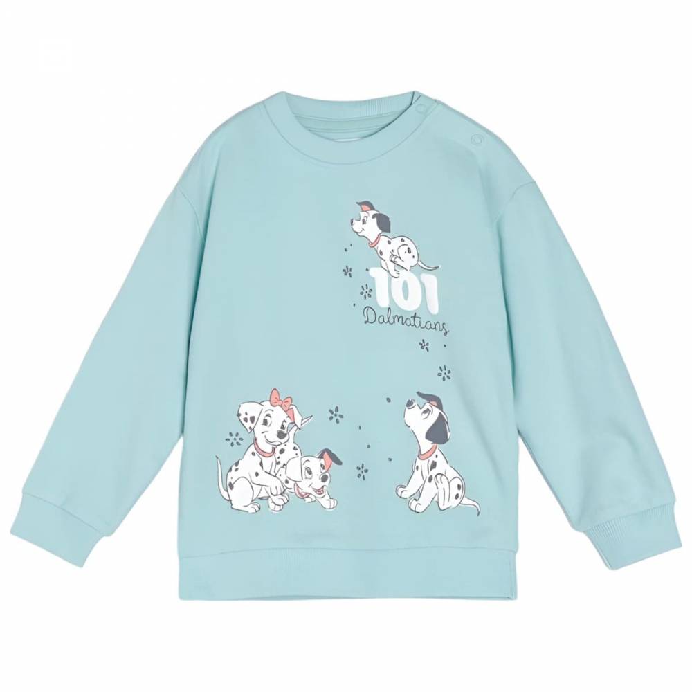Дитячий світшот "101 Dalmatians" м'ятний