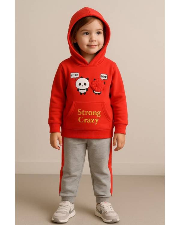 Дитячий спортивний костюм "Strong Crazy" червоний