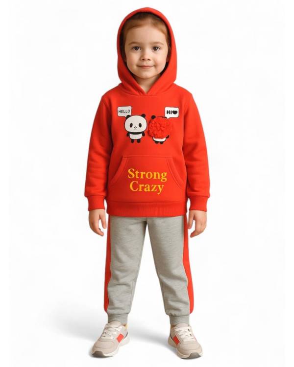 Дитячий спортивний костюм "Strong Crazy" червоний
