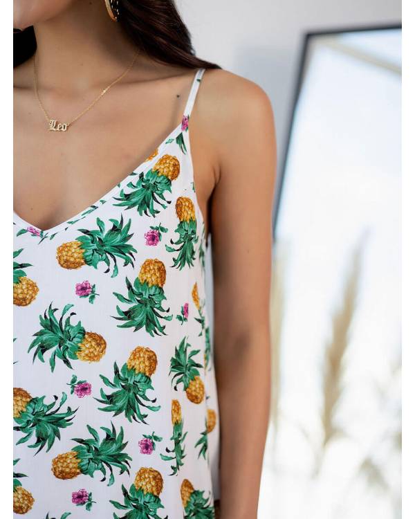 Жіночий сарафан "Ananas-L" біле