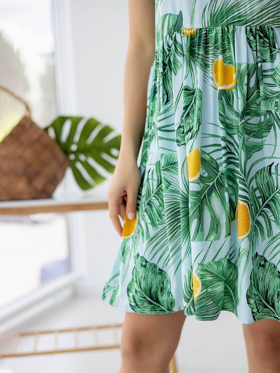 Жіночий сарафан "Lemon" м'ятний