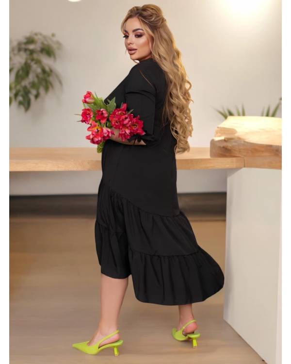 Жіноче плаття "Roses" чорне