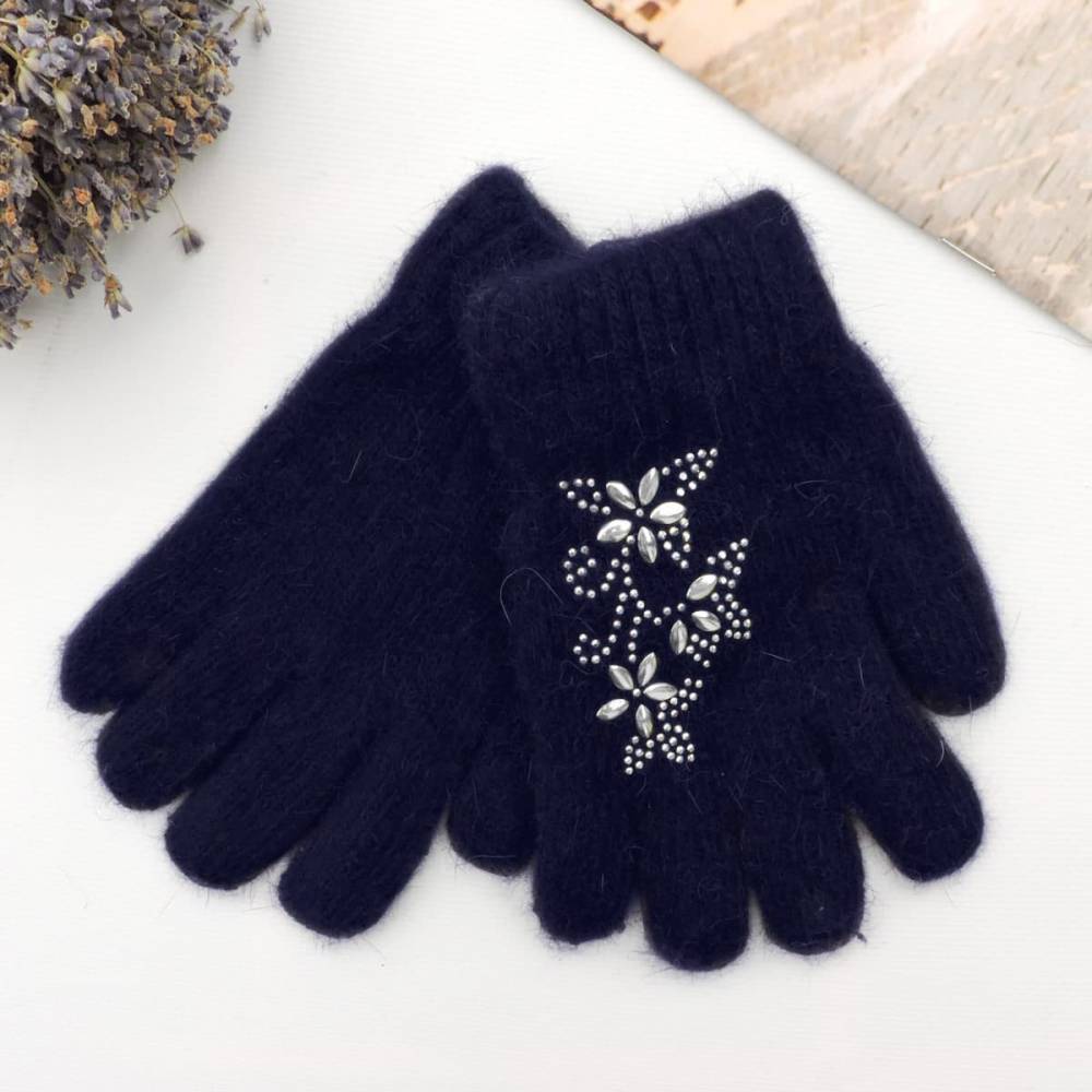 Дитячі рукавички "Garden" темно-сині