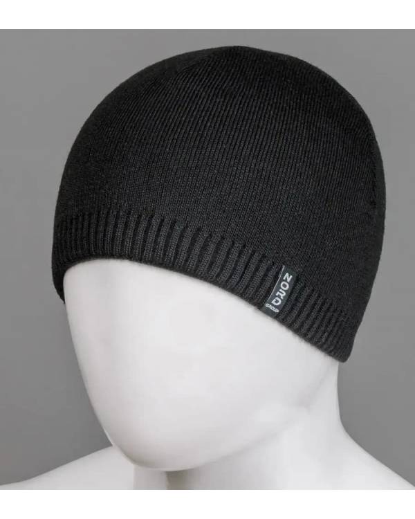 Чоловіча шапка на флісі "Fleece" чорна