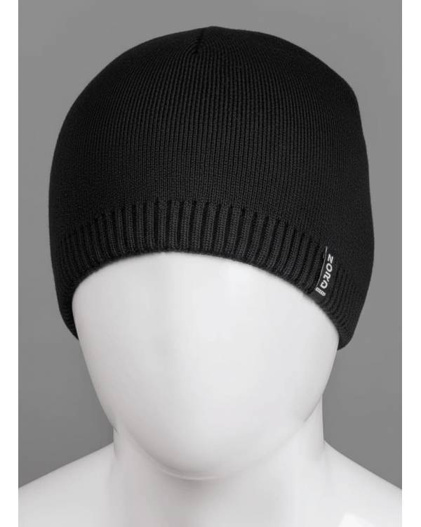 Чоловіча шапка на флісі "Fleece" чорна
