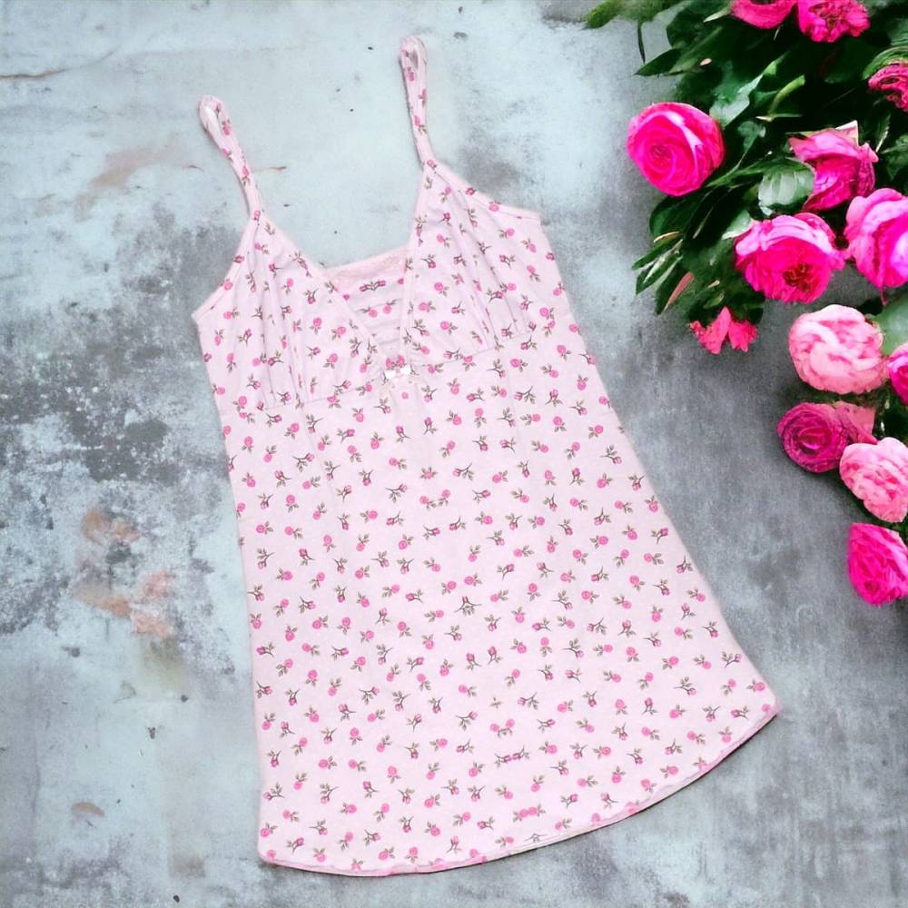 Піжама шорти + майка "Roses" розова
