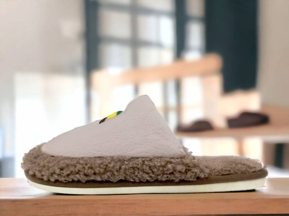 Чоловічі капці "Fur" коричневі