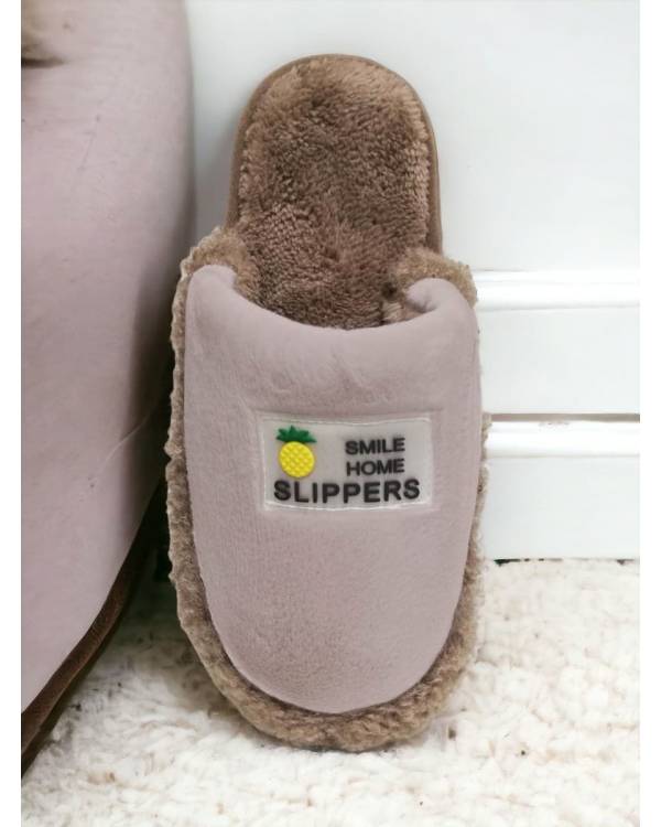 Чоловічі капці "Fur" коричневі