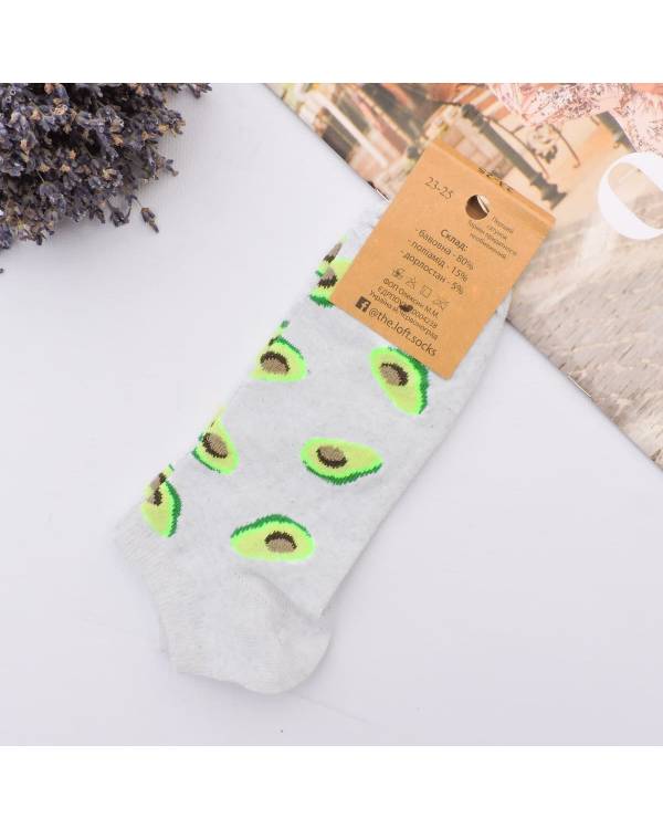 Жіночі носки "Avocado" сірі