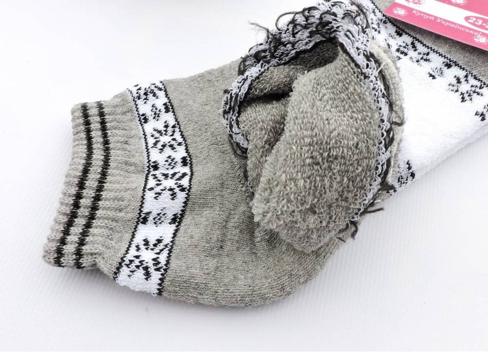 Жіночі короткі носки "Deer" сірі