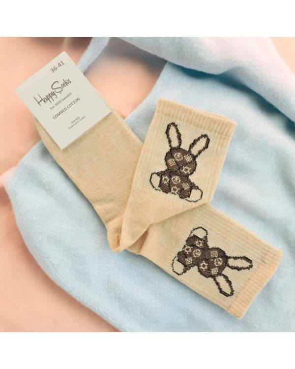 Жіночі носки "Bunny" бежеві
