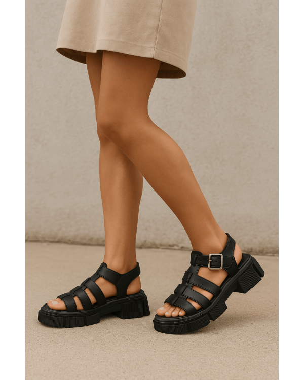 Жіночі босоніжки "Sandals" чорні
