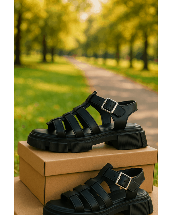 Жіночі босоніжки "Sandals" чорні