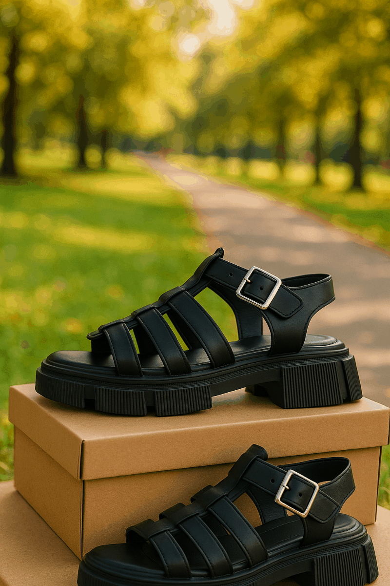 Жіночі босоніжки "Sandals" чорні