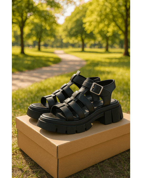 Жіночі босоніжки "Sandals" чорні