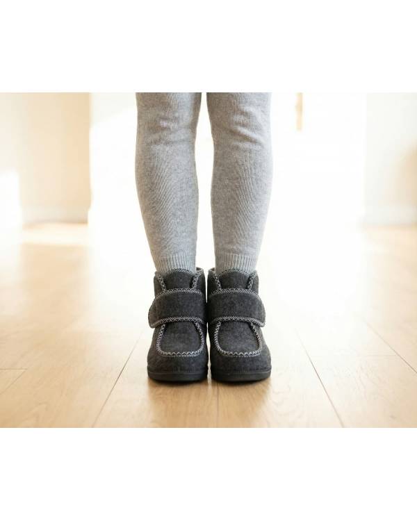 Жіночі бурки "Velcro" сірі
