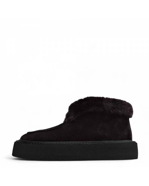 Жіночі черевики "Fur" чорні